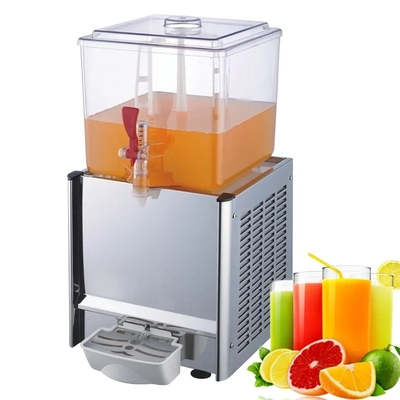 Un buen precio. Dispensador de bebidas frías de mezcla de tanque único fácil de operar Máquina automática de dispensador de bebidas de café de jugo de frutas en línea