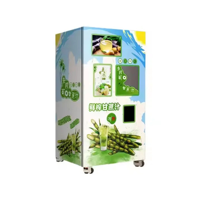 Un buen precio. Máquina de venta de caña de azúcar de diseño nuevo automática con sistema de limpieza en línea