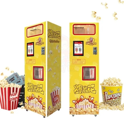 Un buen precio. Máquina comercial de palomitas de maíz personalizada Máquina automática de venta de palomitas de maíz para cine en línea