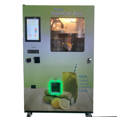 Un buen precio. Máquina de extracción de jugo de caña de azúcar recién exprimida Máquina de venta de jugo de alimentos Máquina de extracción de jugo en línea