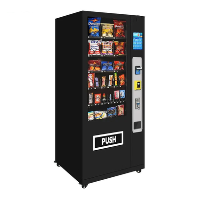 Un buen precio. Escuela/Oficina/Parque ISO9001 Máquina de venta de bocadillos y bebidas con pantalla táctil para gimnasio en línea