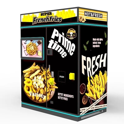 Un buen precio. Máquina de venta automática de fritas automática Máquina de venta automática de frituras en línea