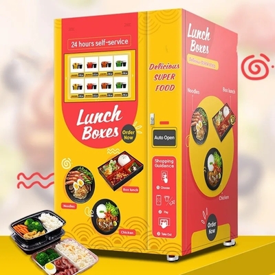Un buen precio. Máquina expendedora de comida caliente La elección favorita de sus clientes para comida rápida y caliente en línea