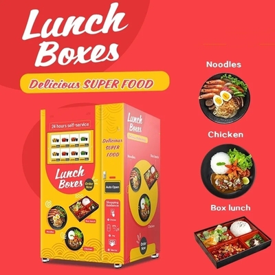 Un buen precio. Máquina expendedora de comida caliente y desayuno en línea