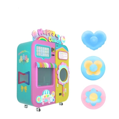 Un buen precio. China Fábrica Directamente Ganar Dinero Comercial Niños rosa Automático de algodón de hilo de caramelo máquina expendedora robot para vender la fiesta en línea