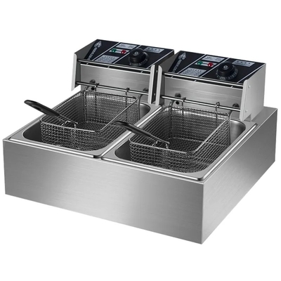 Un buen precio. Fritar eléctrica 6L Chips Cooker Fritar mamá Equipo de cocina pequeña Frito Modernas Comercial Fritar a presión Equipo de cocina de gas en línea