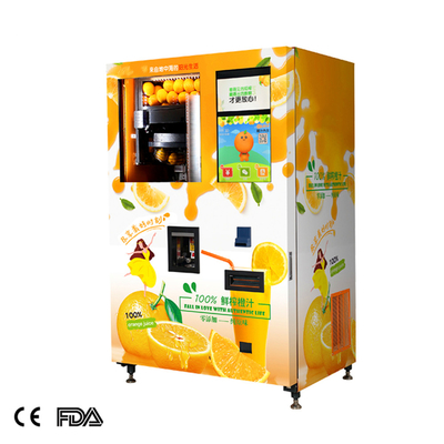 Un buen precio. Máquina de venta de jugo de naranja 100% seguridad biológica, 100% prueba de COVID en línea