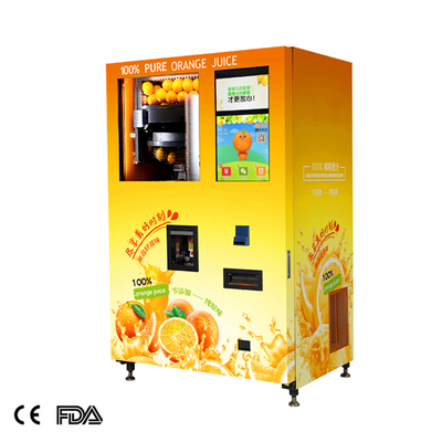 Un buen precio. Dispensador de jugo de frutas totalmente automático limón fresco jugo de naranja cartera electrónica máquina expendedora en línea