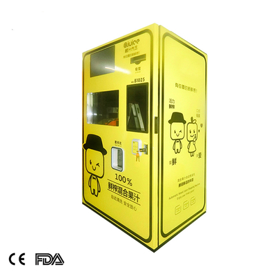 Un buen precio. Estructura de sellado de transparencia y monitoreo en tiempo real Las características de nuestra máquina expendedora de jugo en línea